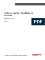 Ion Library TaqMan Quantitation Kit User Guide (Pub. No. MAN0015802 D.0)