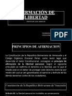 Afirmación de Libertad