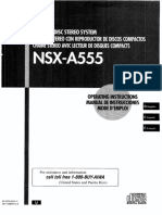 Manual Aiwa NSX-A555