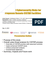 Cyber Security Risks of CISTAR Facilities - Purdue, Abhijit Talpade