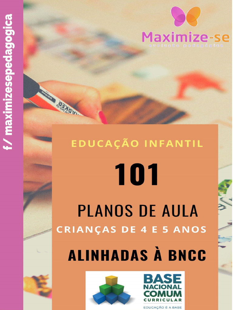 Plano de Aula 101 Traços Sons Cores e Formas Ed Infantil 4 A 5 Anos ...