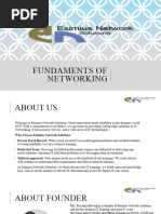 Fundaments of Networking