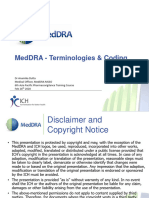 Meddra - Terminologies Coding