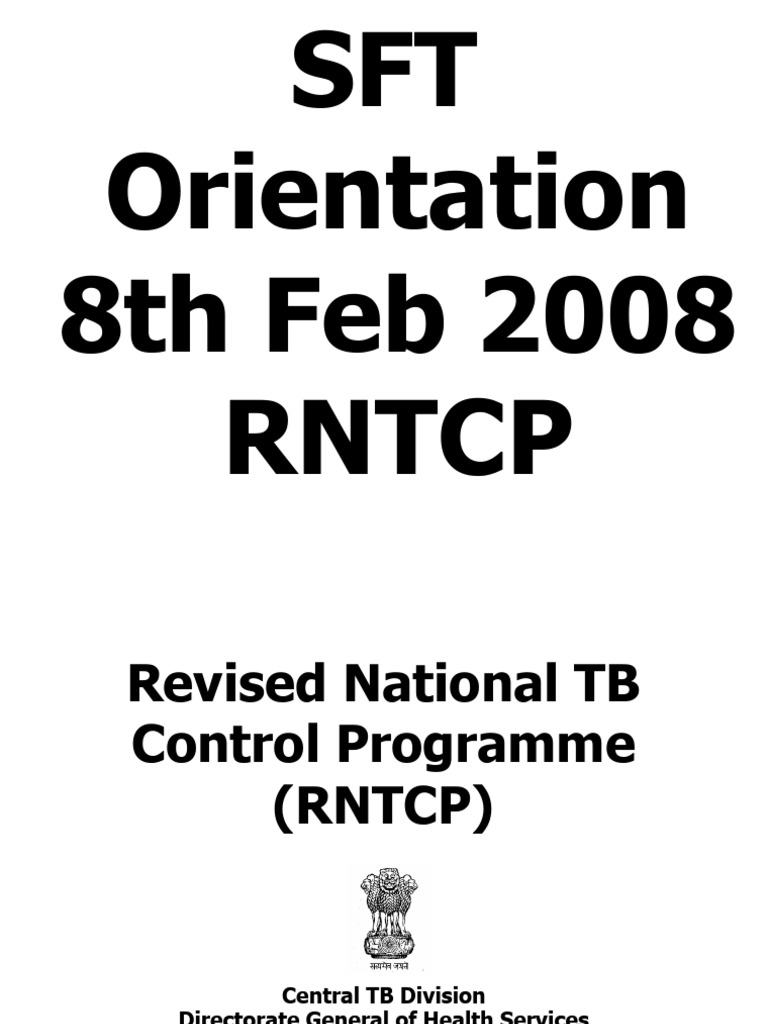 RNTCP: Goals and Strategies for TB Control | PDF | Tuberculosis ...