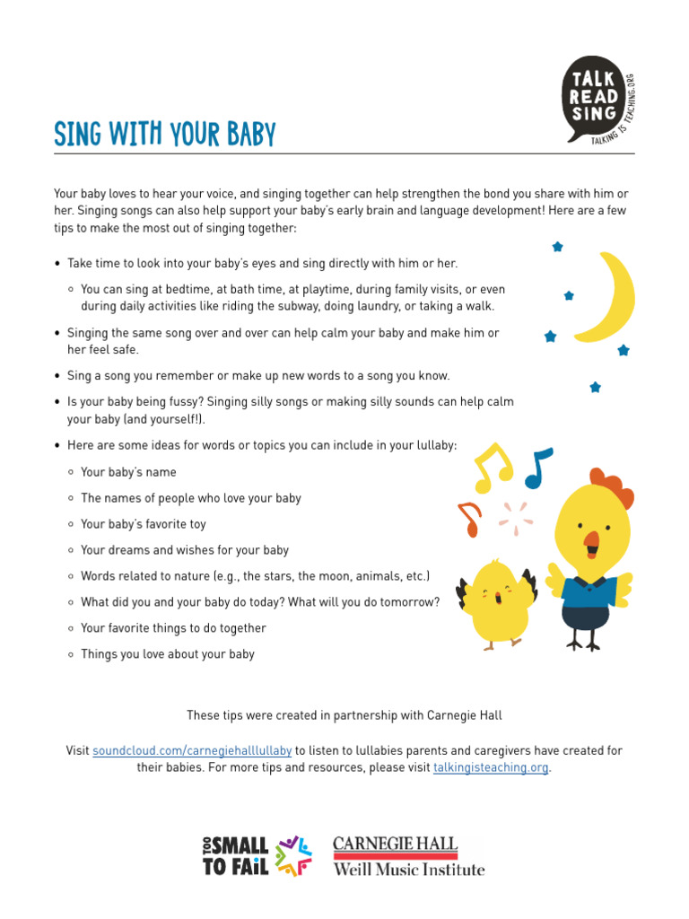 Lullaby Tipsheet1 Pdf