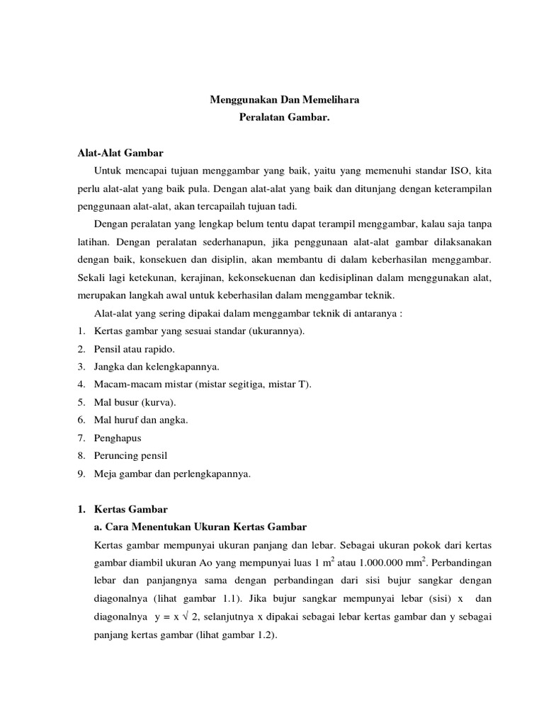 Dasar Gambar Teknik Pdf