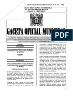 Ext #42 Año I 2018 Ordenanza Símbolos Municipales