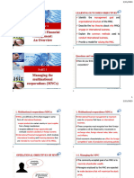 Chapter 1n. Multinational Finance Management Overview