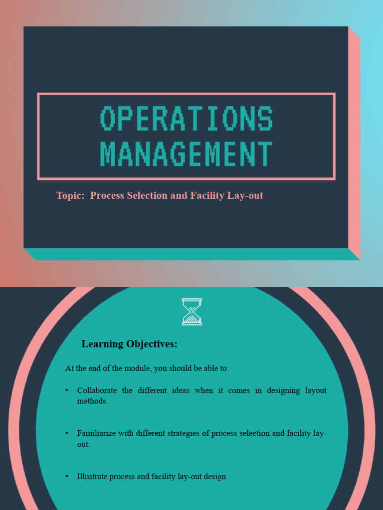 Process Selection & Facility Layout Guide | PDF | Page Layout ...