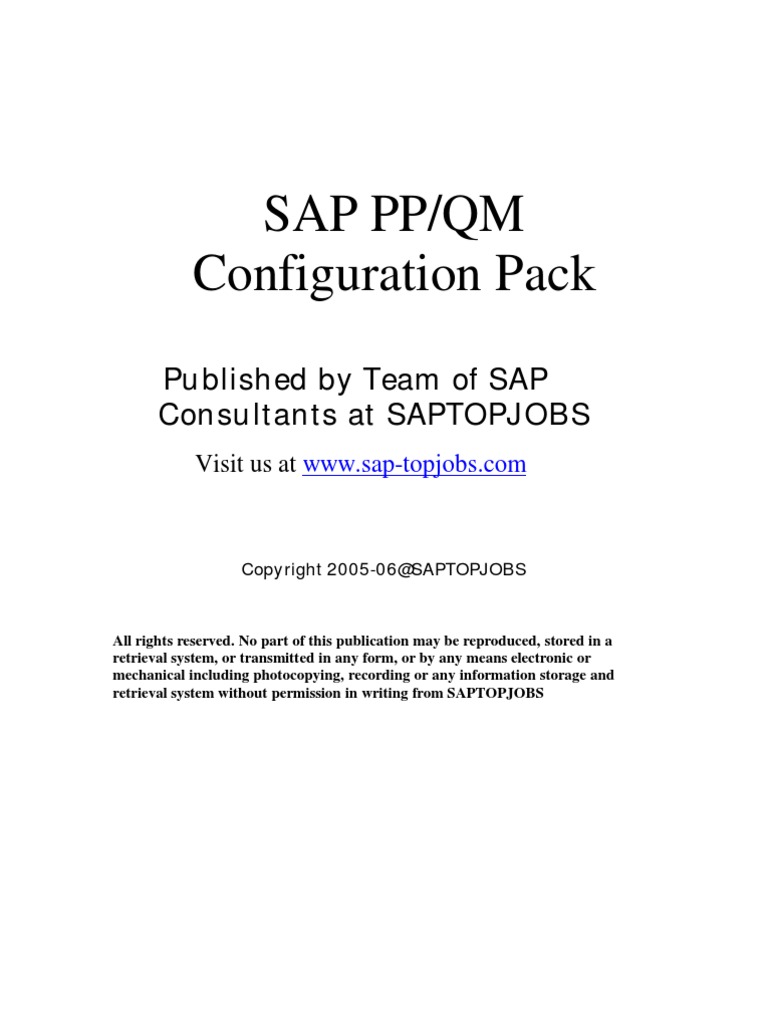 QM Inspection&Planning Config | PDF | Sampling (Statistics) | Subroutine