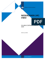 Syllabus Nederlands 4f Vwo 2024 8 Juli 2022 Versie 2