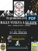 Invitacion Rally Guaype