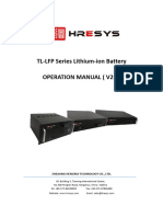 Operation Manual of TL-LFP Series Li-Ion Batteries (V2.0)