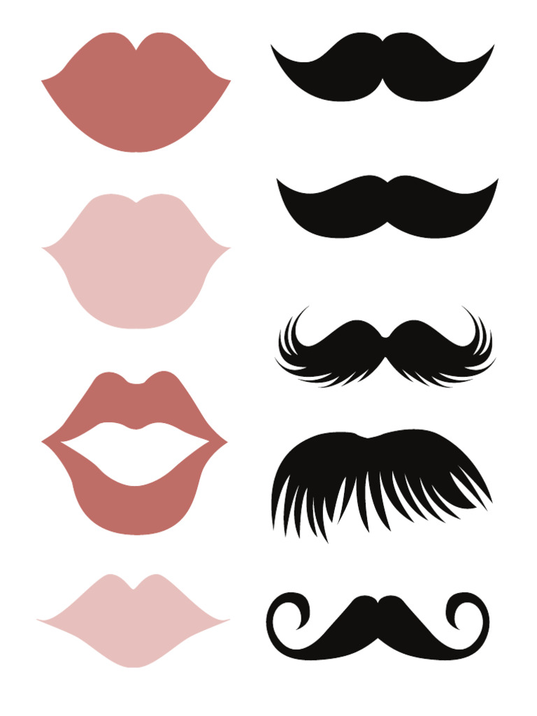 Dawn Photobooth Printables Props | PDF