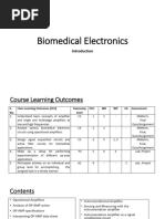 Biomedical Electronics Introduction