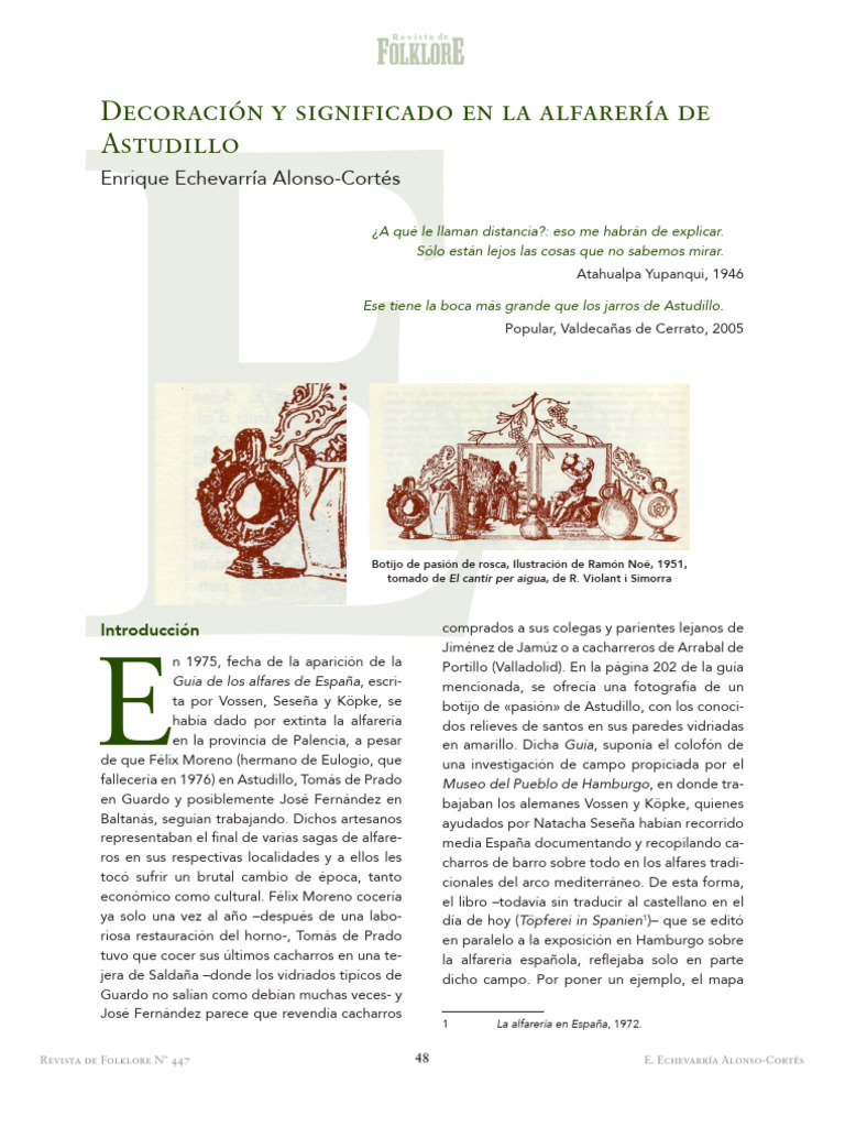 Decoración en la alfarería de Astudillo | PDF | cerámica | María, madre ...