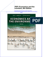 Economics and The Environment 8Th Edition Full Chapter