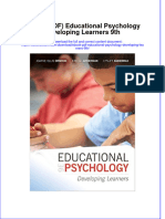 Educational Psychology Developing Learners 9Th Full Chapter