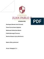 Influencia de La Personalidad Docente en El Proceso de Enseñanza Aprendizaje para El Logro de Objetivos Generales Institucionales.