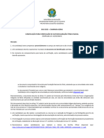 CHAMADA GERAL - CONVOCAÇÃO PARA VERIFICAÇÃO DE AUTODECLARAÇÃO Retificado 13 04