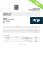 Invoice 121881