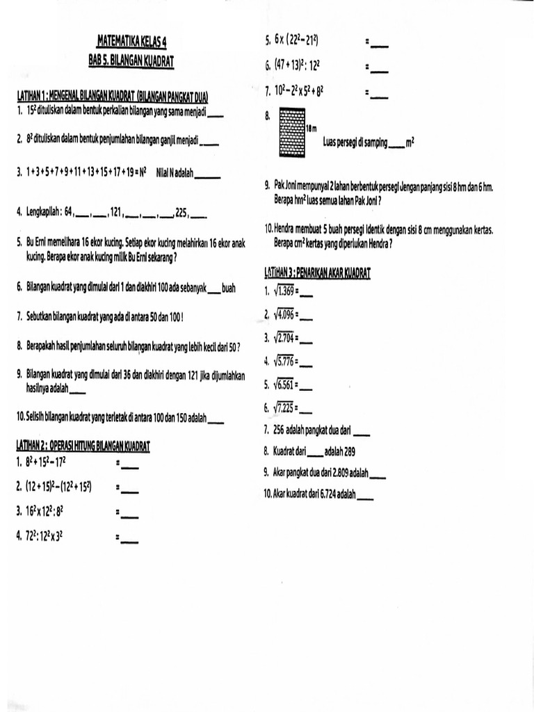 Latihan Mate Semester Genap Pdf