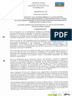 Decreto 078 de 5 de Abril de 2017