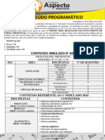 Conteudo Simulado - 8º Ano - 2024