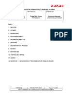 Procedimiento de Conduccion y Traslado en Obra