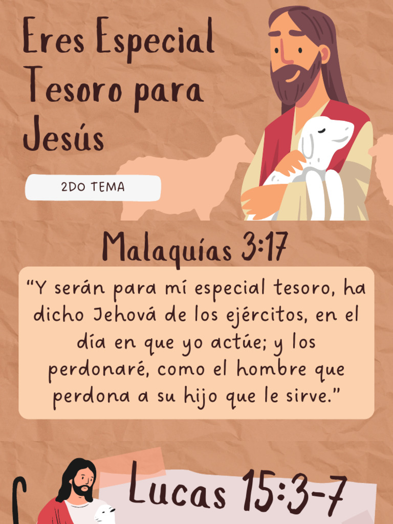 Eres Mi Especial Tesoro en Dios | PDF