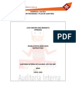 Formato - Evidencia - AA2 - Ev2 - Taller Programa y Plan de Auditoría