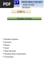 Unit-1 (STLD) Lecture 1