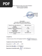 Syllabus B2 Physics 2023-2024