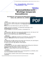 Grammatikübersicht - Temporale Konnektoren, Temporale Präpositionen, Nachdem, Danach, Nach, Bevor, Vorher, Vor