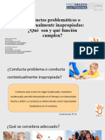 4 Conductas Problemáticas Qué Son y Que Función Cumplen Stefany Garretón y Daniela Ramír