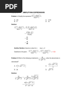 Algebra (Part 1)