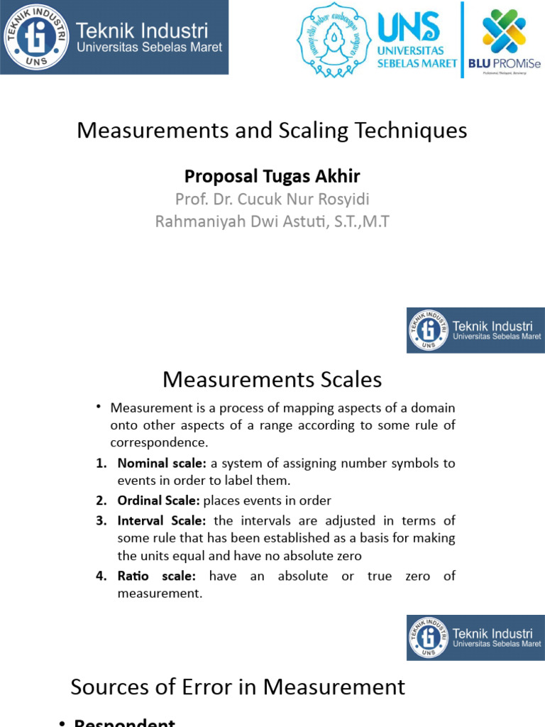 Measurement Pdf Level Of Measurement Validity Statistics