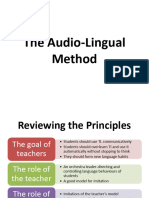 3-The Audio-Lingual Method