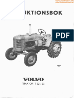 Volvo T22 Instruktionsbok