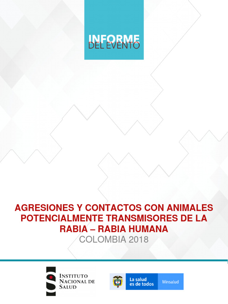 Vigilancia de Agresiones por Rabia en 2018 | PDF | Rabia