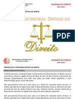 Aula - 1. 1 FD - PANDEMIA 2021 PERSPECTIVAS E CATEGORIAS Ã - NTICAS DO DIREITO