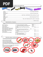 Modals Worksheet