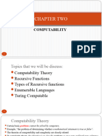 Complexity Theory ChapterTwo 2 Computability