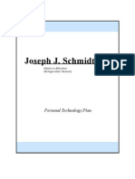 CEP 810 - Joseph Schmidt - Personal Technology Plan