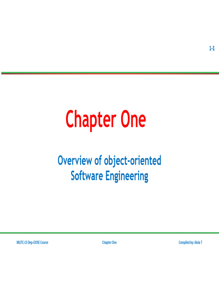 Introduction to Object-Oriented Software Engineering | PDF | Object ...