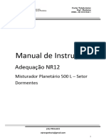 Manual de Instruções - Misturador Planetário - 500 Litros