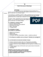 Lista de Cotejo Parte III - Metodología