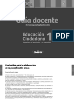 Llaves Educacion Ciudadana 1 Guia Docente