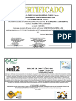 Certificado - NR.12 - Rubem