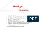 Decálogo Unanino